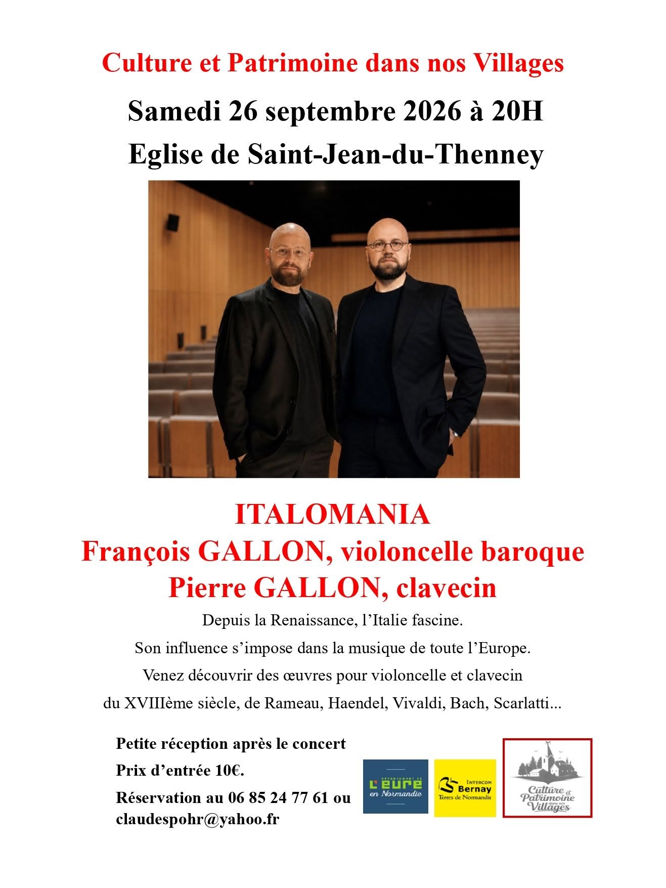 concert septembre 2026
